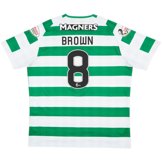 2018-19 Celtic Home Shirt Brown #8 - 6/10 - (XL)