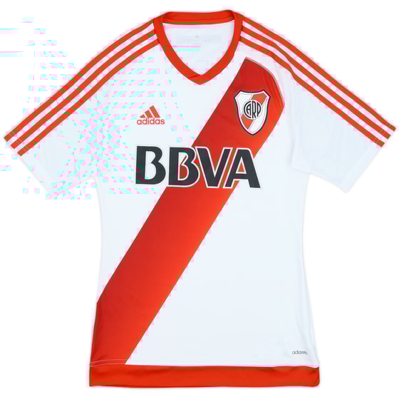 2016-17 River Plate Authentic Home Shirt - 8/10 - (S)