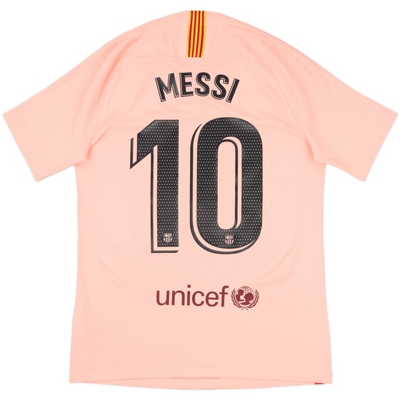 2018-19 Barcelona Authentic Third Shirt Messi #10 - 8/10 - (M)