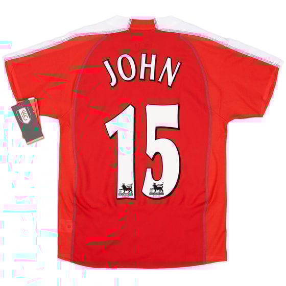 2005-06 Fulham Away Shirt John #15 (M.Boys)