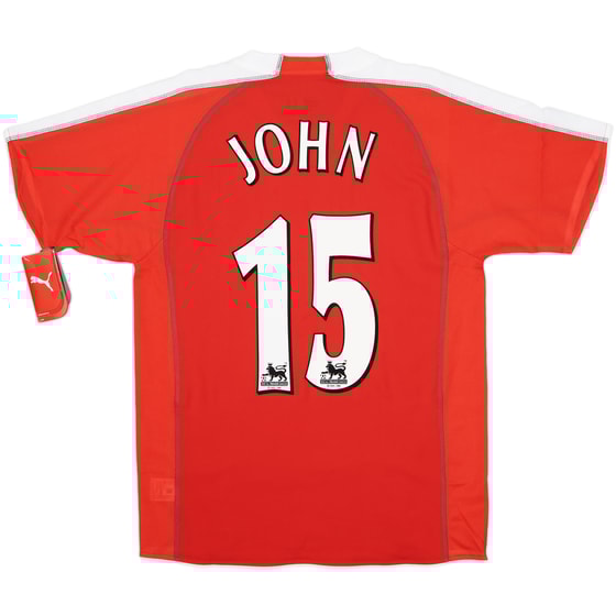 2005-06 Fulham Away Shirt John #15 (XL.Boys)