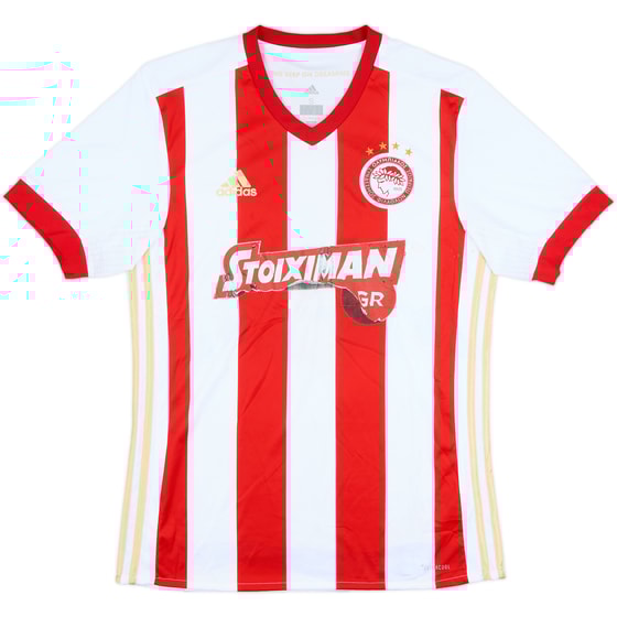 2017-18 Olympiakos Home Shirt - 4/10 - (S)
