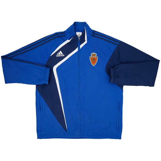 2008-09 Real Zaragoza adidas Track Jacket - 6/10 - (L/XL)