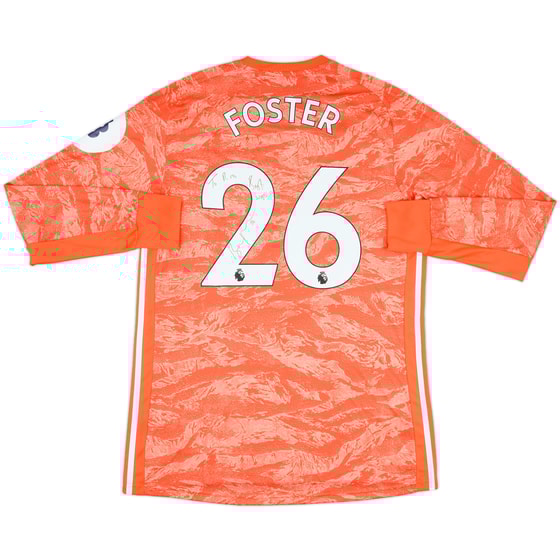2019-20 Watford Match Issue Signed GK Shirt Foster #26