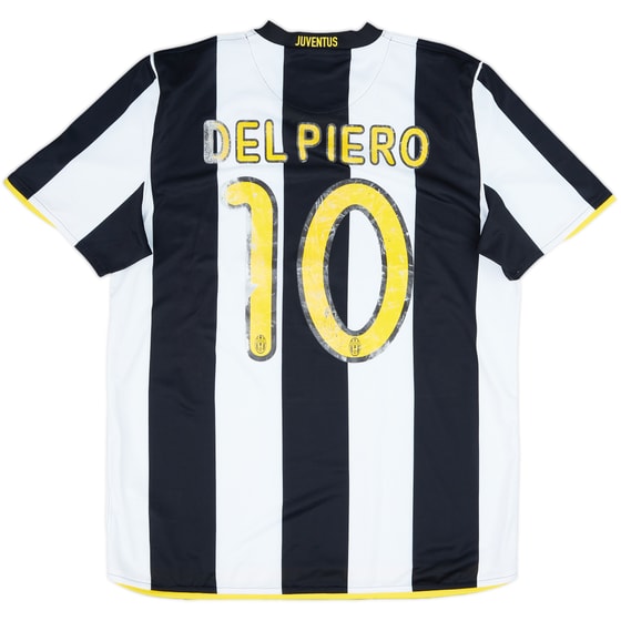 2008-09 Juventus Home Shirt Del Piero #10 - 4/10 - (L)