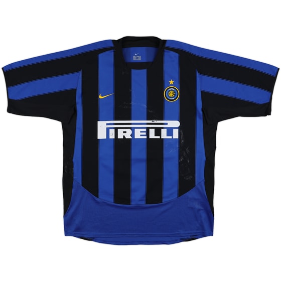 2003-04 Inter Milan Home Shirt - 4/10 - (L)