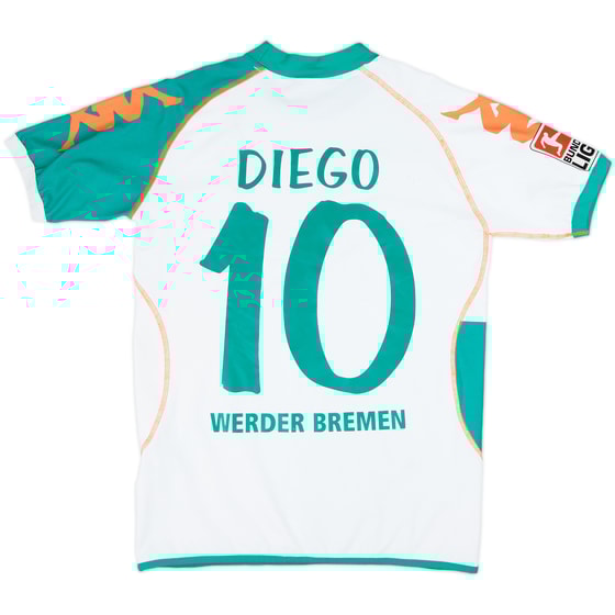 2006-07 Werder Bremen Home Shirt Diego #10 - 7/10 - (S)