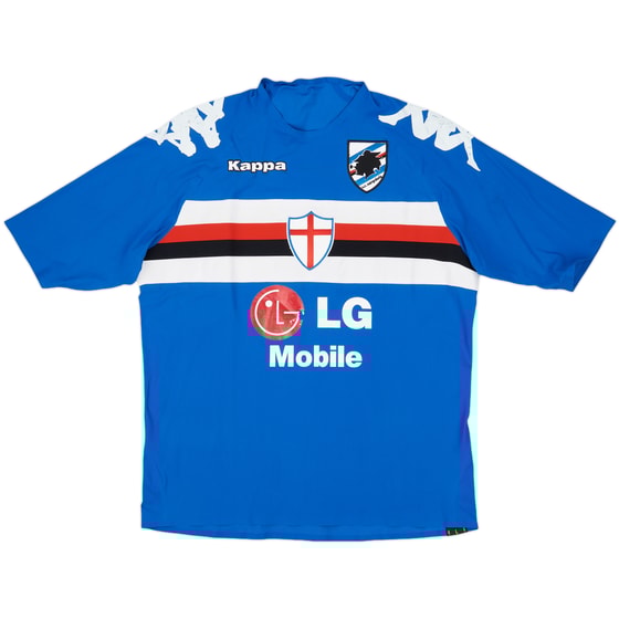 2005-07 Sampdoria Player Issue European Home Shirt - 4/10 - (L)