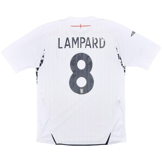 2007-09 England Home Shirt Lampard #8 - 4/10 - (L)
