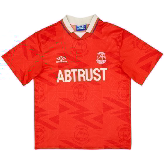1992-93 Aberdeen Home Shirt - 4/10 - (M)