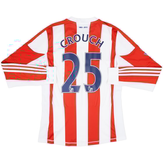 2012-13 Stoke '150 Years' Home L/S Shirt Crouch #25 - 7/10 - (S)
