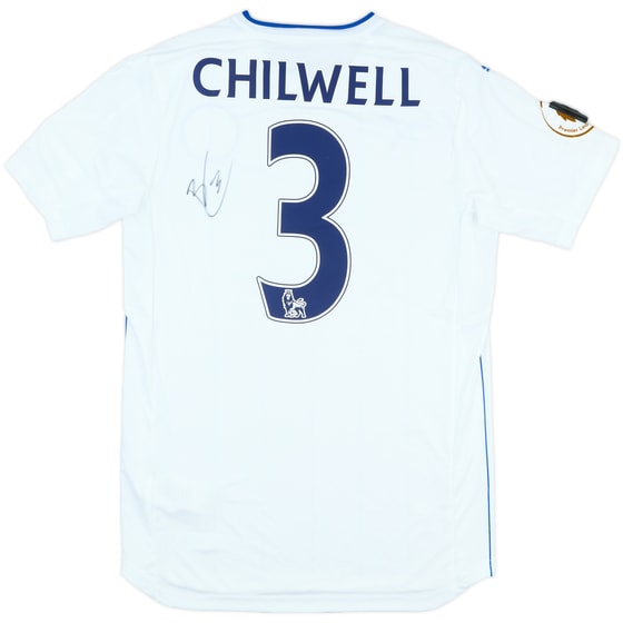 2016-17 Leicester Match Issue Signed Third Shirt Chilwell #3