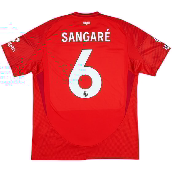 2024-25 Nottingham Forest Match Issue Home Shirt Sangare #6