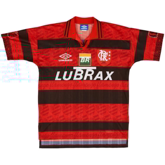 1995-96 Flamengo Centenary Home Shirt #7 - 9/10 - (L)
