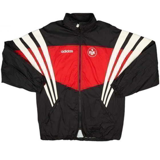 1996-97 Kaiserslautern adidas Hooded Rain Jacket - 5/10 - (M/L)
