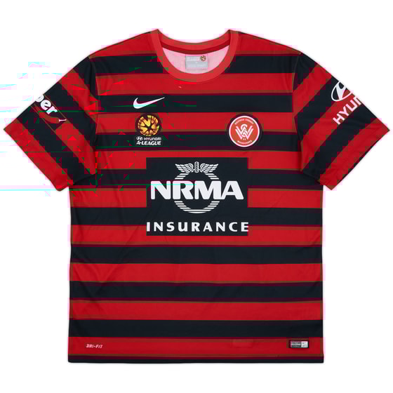 2014-15 Western Sydney Wanderers Home Shirt - 9/10 - (XL)