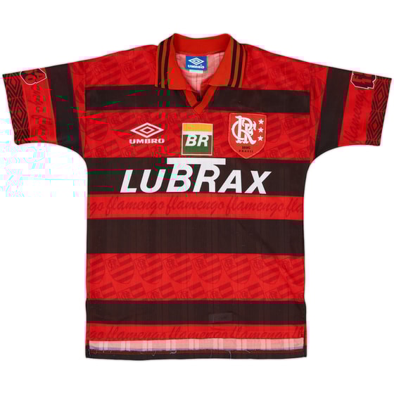 1995-96 Flamengo Centenary Home Shirt #7 - 8/10 - (M)