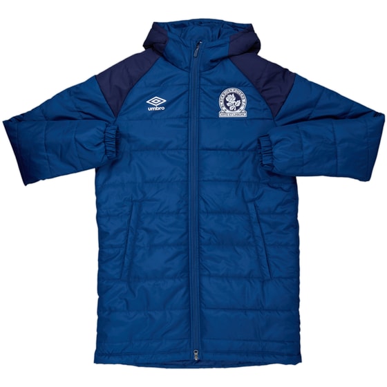 2018-19 Blackburn Umbro Hooded Padded Bench Coat - 10/10 - (M)