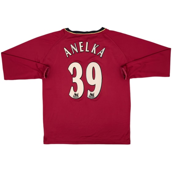 2006-08 Bolton Away L/S Shirt Anelka #39 - 7/10 - (L)