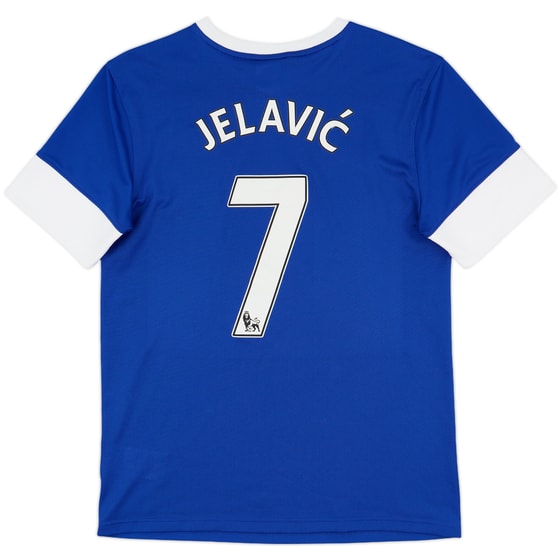 2012-13 Everton Home Shirt Jelavic #7 - 8/10 - (M)