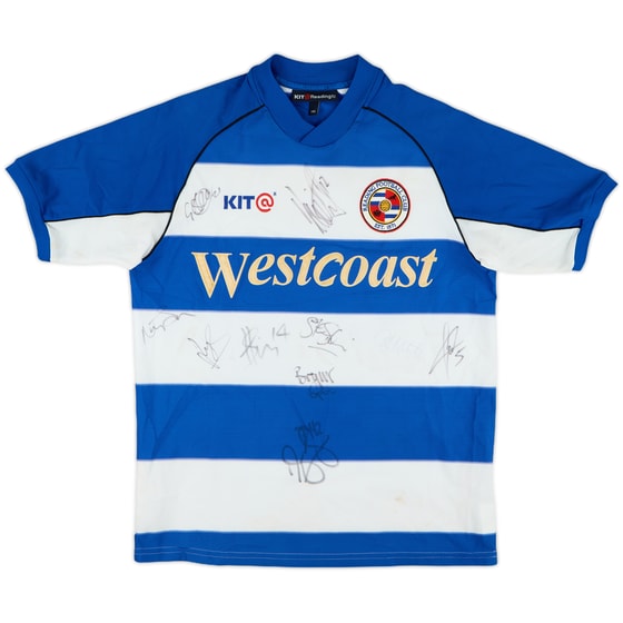 2003-04 Reading Signed Home Shirt - 7/10 - (Y)