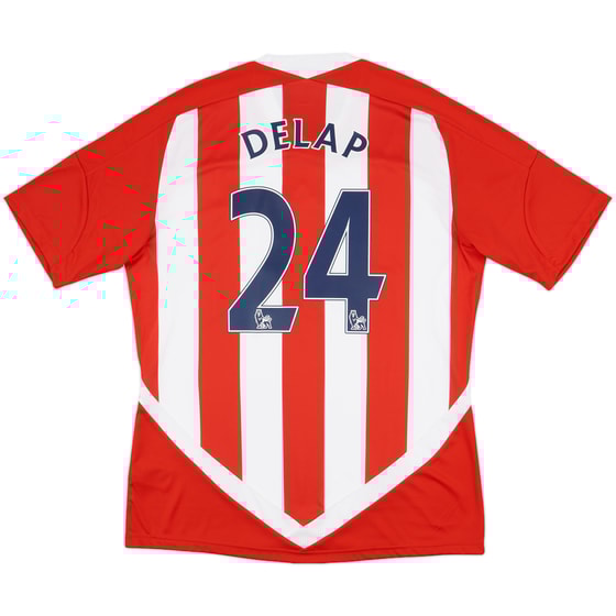 2011-12 Stoke City Home Shirt Delap #24 - 9/10 - (L)