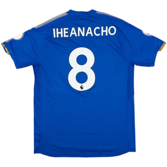 2017-18 Leicester Home Shirt Iheanacho #8 - 10/10 - (L)