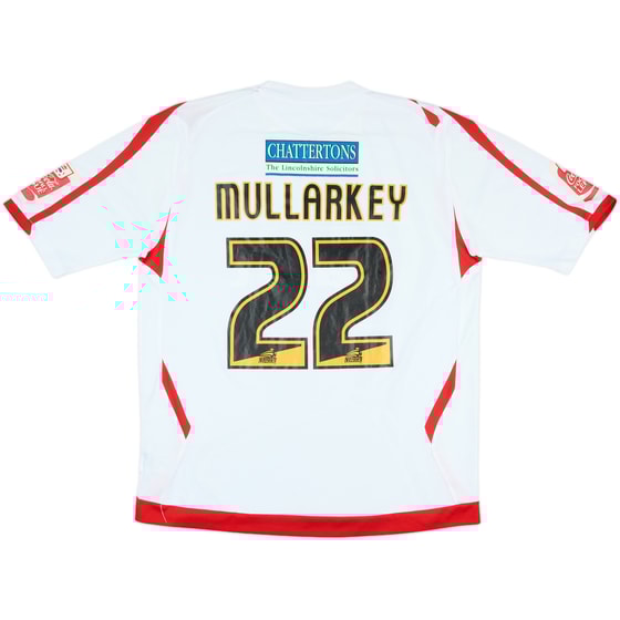 2008-09 Lincoln City Match Issue Away Shirt Mullarkey #22