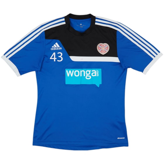 2013-14 Hearts adidas Player Issue Training Shirt #43 - 6/10 - (M)
