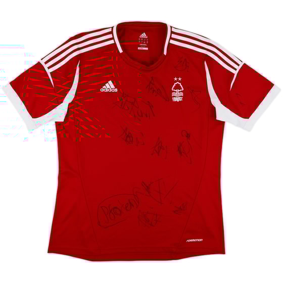 2013-14 Nottingham Forest Signed Home Shirt - 8/10 - (L)