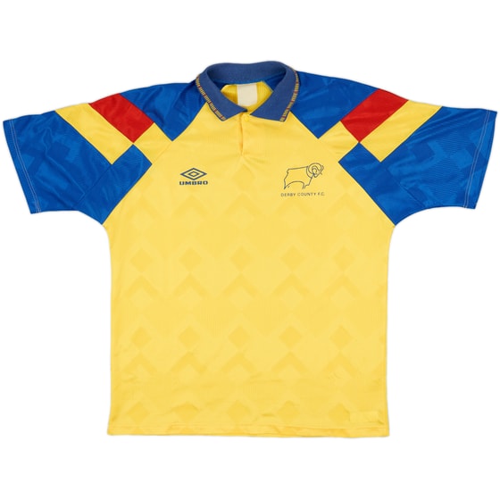 1991-92 Derby County Third Shirt - 8/10 - (XL)