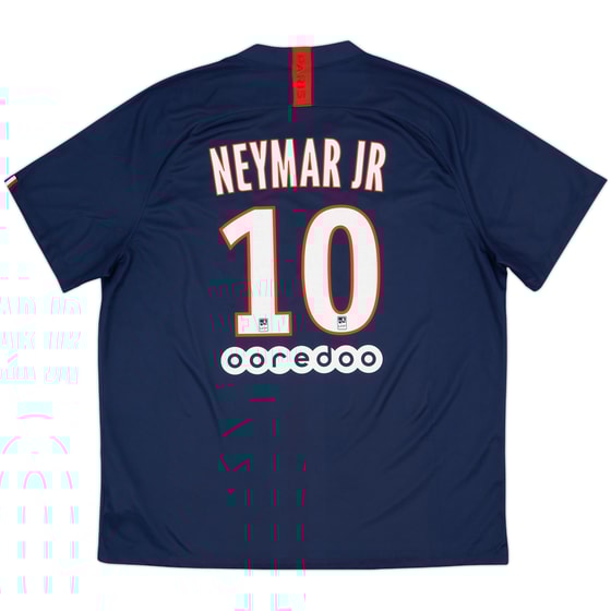 2019-20 Paris Saint-Germain Home Shirt Neymar Jr #10 - 10/10 - (XXL)