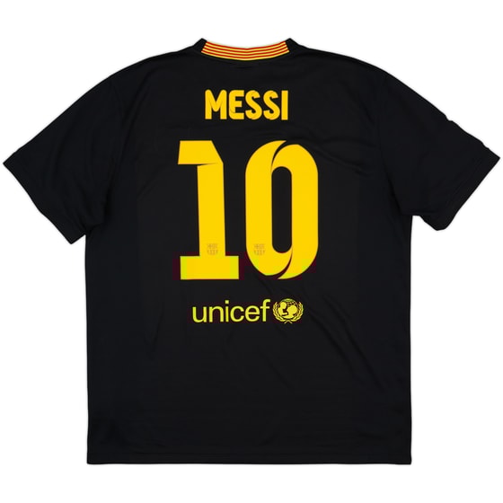 2013-14 Barcelona Third Shirt Messi #10 - 9/10 - (XL)