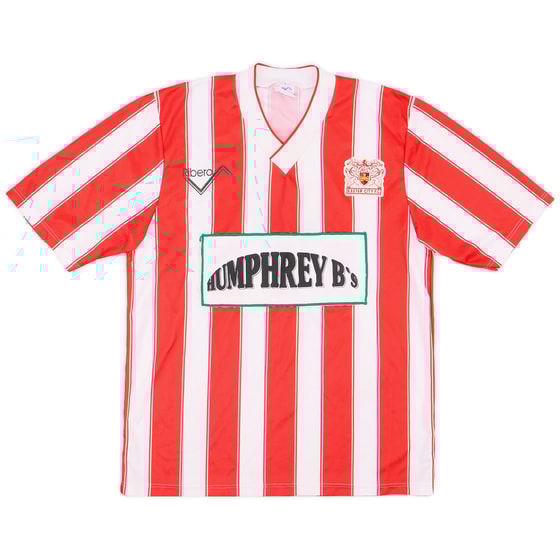 1990-91 Exeter City Match Issue Home Shirt #4