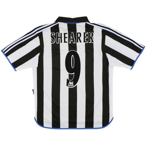 2000-01 Newcastle Home Shirt Shearer #9 - 9/10 - (L)