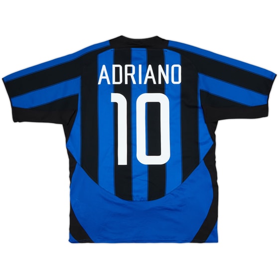 2003-04 Inter Milan Home Shirt Adriano #10 - 6/10 - (M)