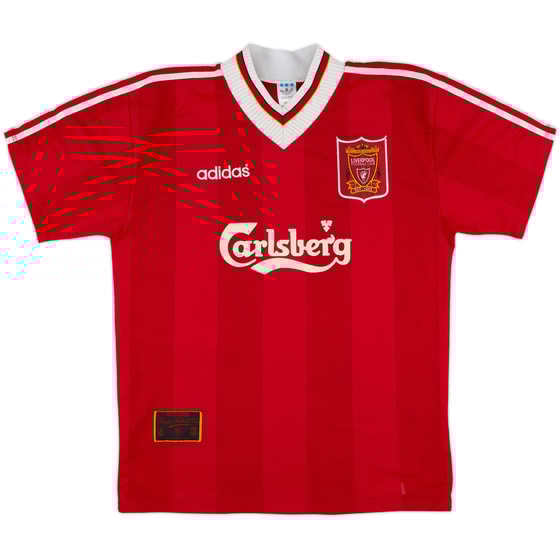 1995-96 Liverpool Home Shirt - 9/10 - (L)