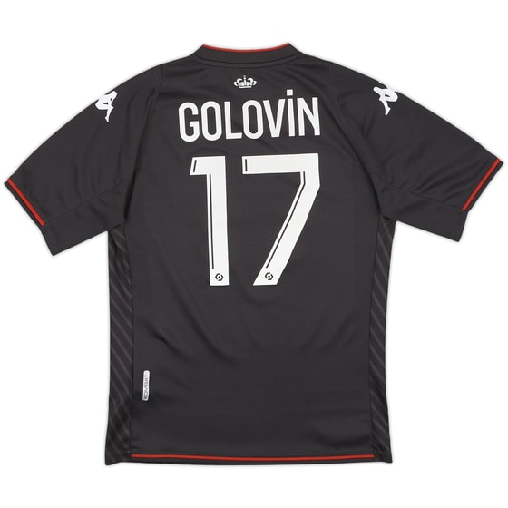 2021-22 Monaco Away Shirt Golovin #17 - 8/10 - (S)