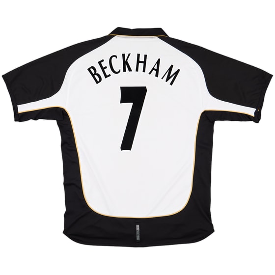 2001-02 Manchester United Centenary Away/Third Shirt Beckham #7 - 7/10 - (XL)