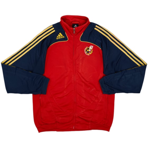 2008-09 Spain adidas Track Jacket - 8/10 - (M)