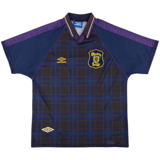 1994-96 Scotland Home Shirt - 8/10 - (S)