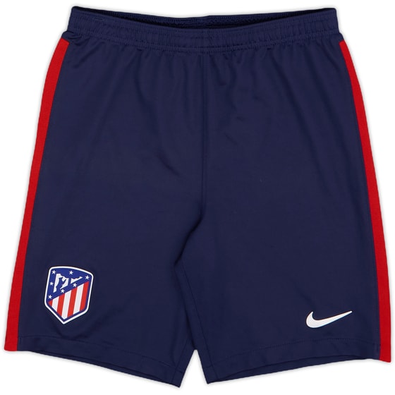 2020-21 Atletico Madrid Home Shorts - 9/10 - (L.Boys)