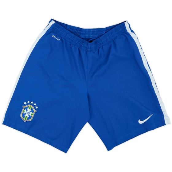 2014-16 Brazil Home Shorts - 8/10 - (M)