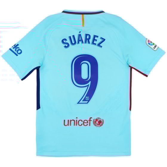 2017-18 Barcelona Away Shirt Suarez #9 - 8/10 - (S)