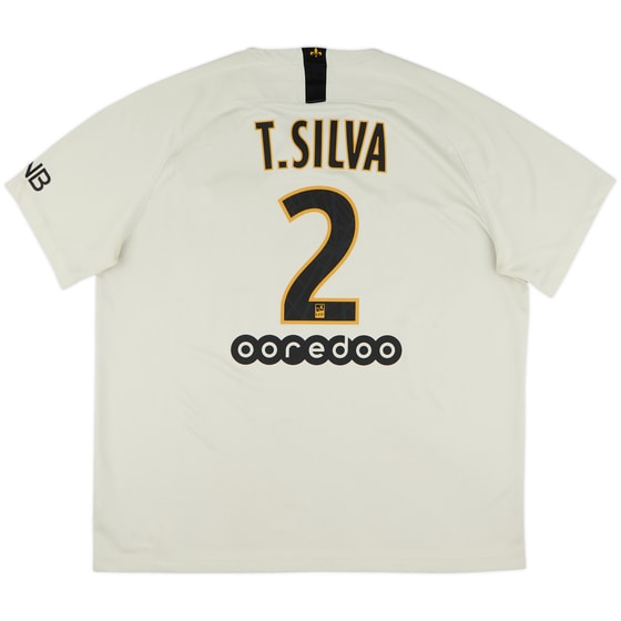 2018-19 Paris Saint-Germain Away Shirt T.Silva #2 - 7/10 - (XXL)