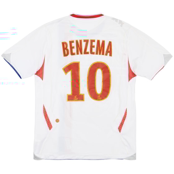 2006-08 Lyon Home Shirt Benzema #10 - 4/10 - (M)