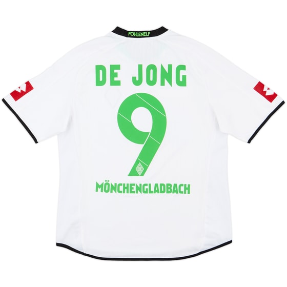 2012-13 Borussia Monchengladbach Home Shirt De Jong #9 - 7/10 - (S)