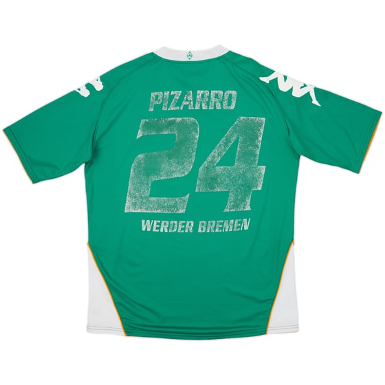 2007-08 Werder Bremen Home Shirt Pizarro #24 - 4/10 - (XL)