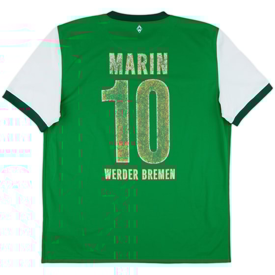 2009-10 Werder Bremen Home Shirt Marin #10 - 4/10 - (L)
