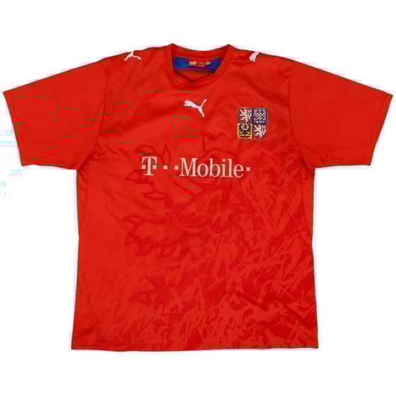 2006-08 Czech Republic Basic Home Shirt - 6/10 - (XL)